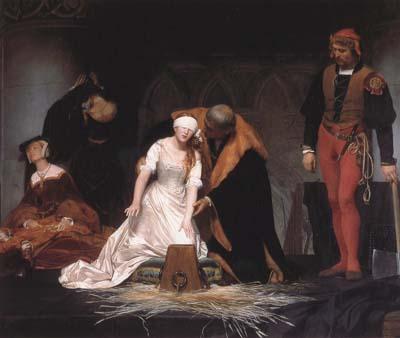 Jean Auguste Dominique Ingres The Execution of Lady Jane Grey (mk04) oil painting picture